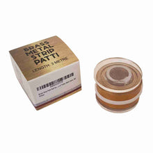 Load image into Gallery viewer, Brass Metal Strip Patti Roll 3 Mtr.