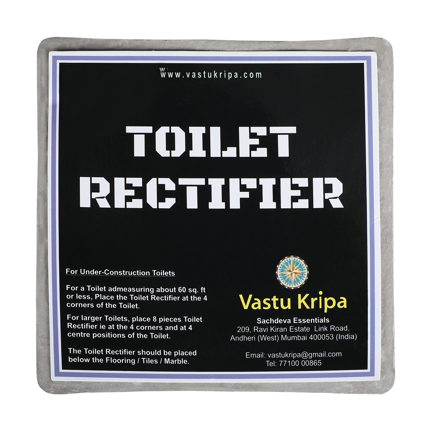 Toilet Rectifier Tile | Vastu Krippa